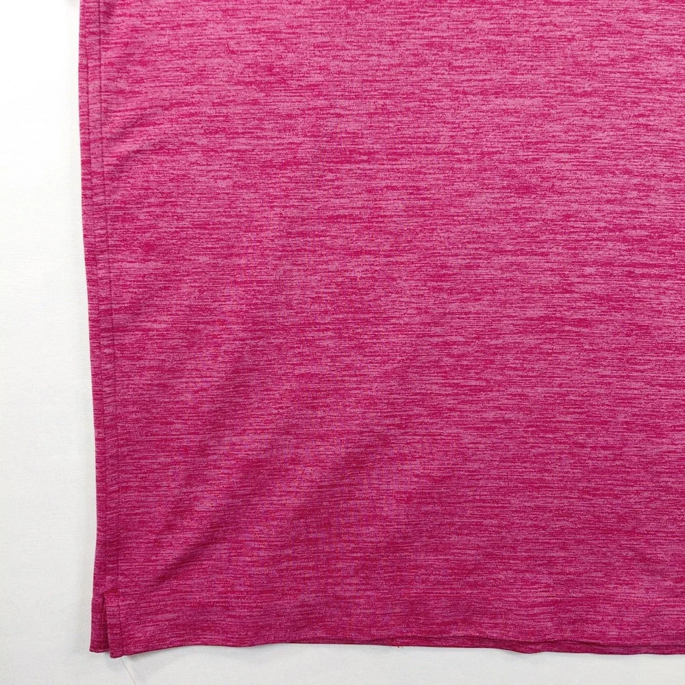 Nike Golf Dri-Fit Polo Shirt Mens XL Maroon Heathered Atlanta Athletic Club PGA
